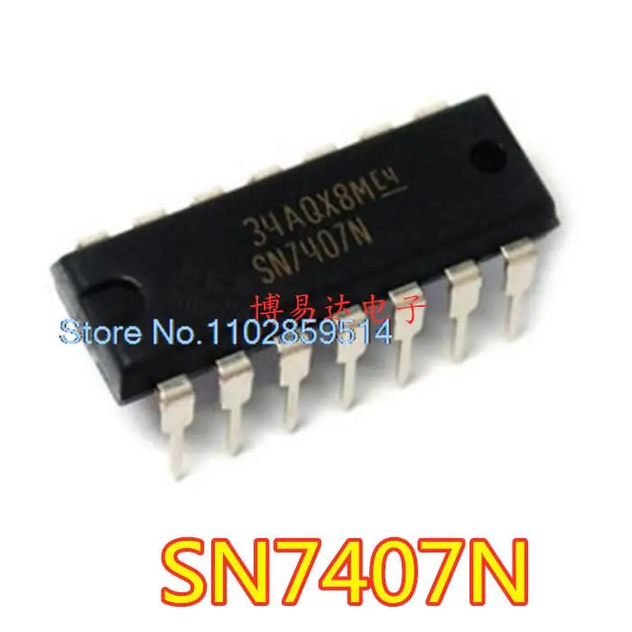 10 шт./партия SN7407N DM7407N / DIP14