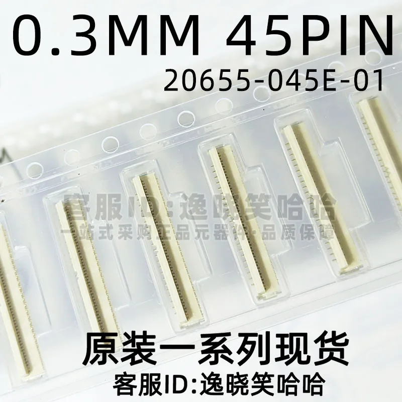 

Бесплатная доставка 20655-045E-01 0,3 мм 45pin 10 шт.
