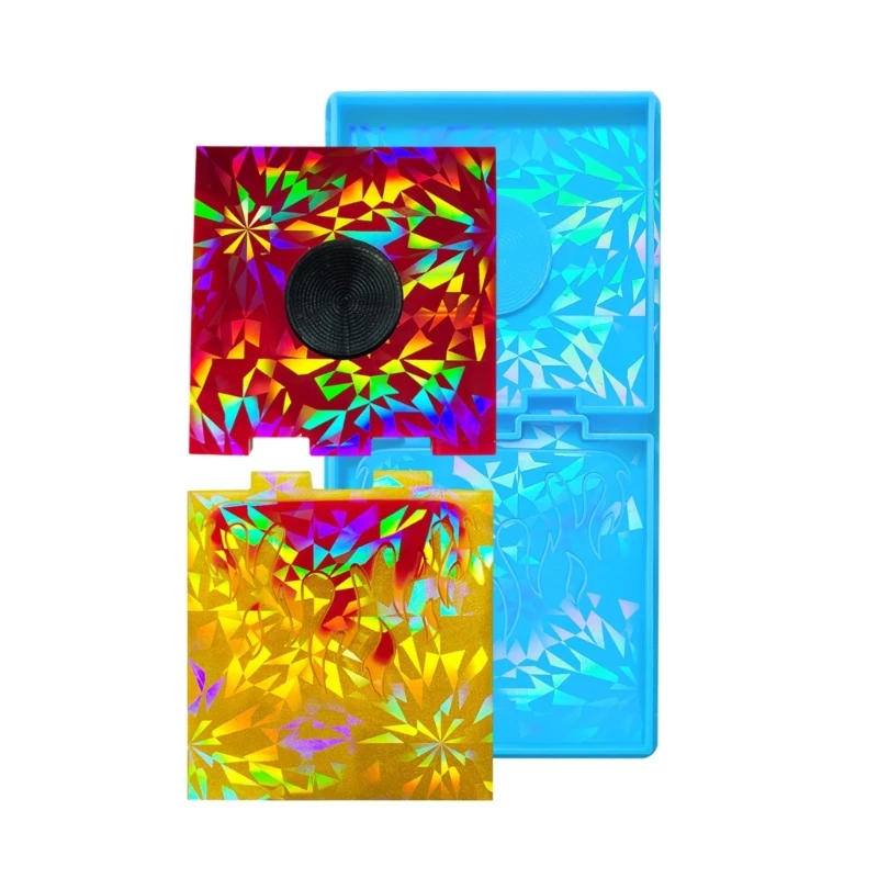 Формы для подсвечников голографический узор в виде пламени формы домашний декор