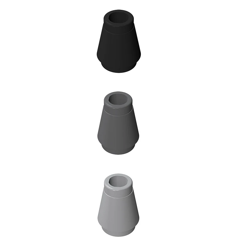 Pinlepai 4589 59900 конусный кирпич 1x1 блок с верхней канавкой строительные блоки частицы