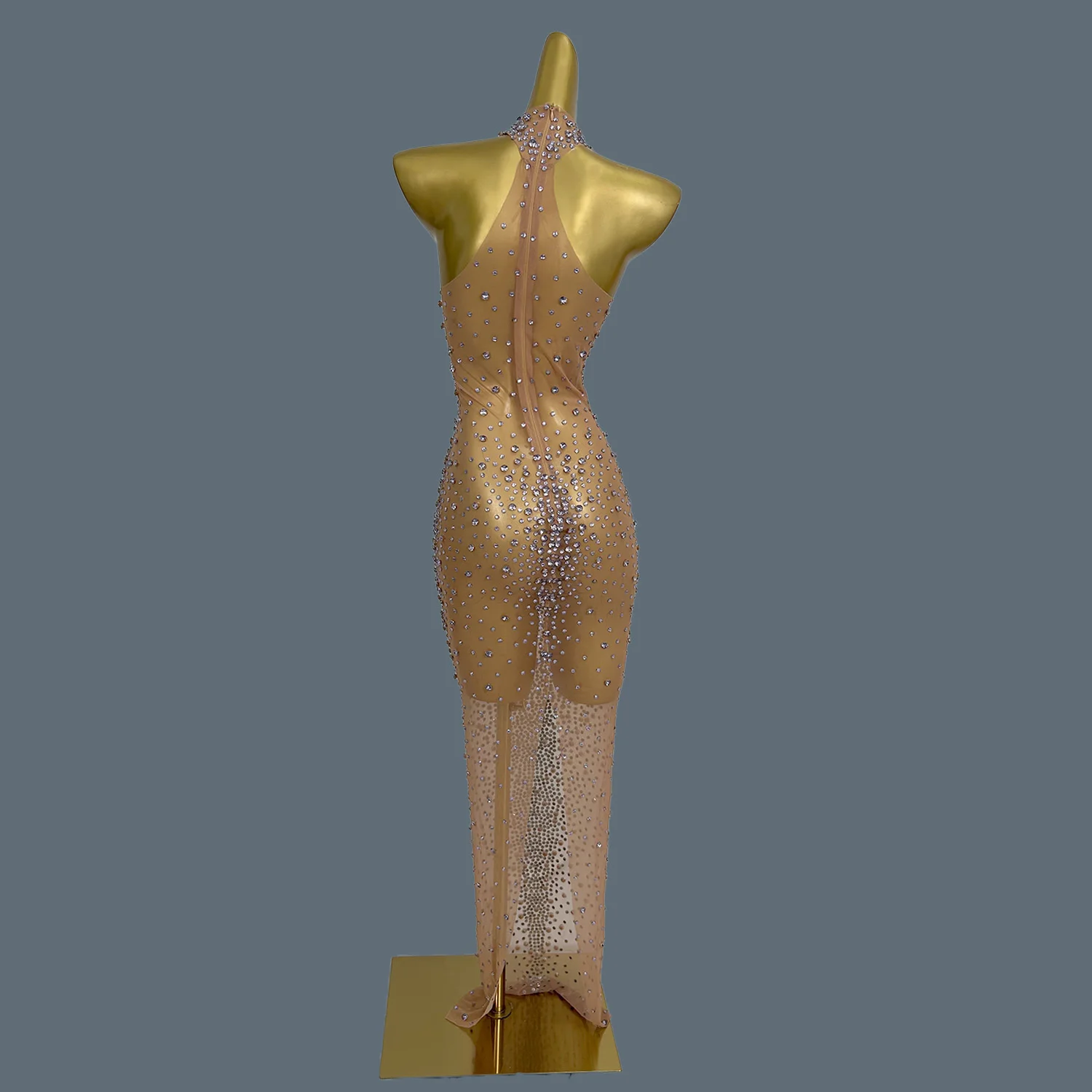 Новое роскошное блестящее бальное платье со стразами для женщин сексуальное