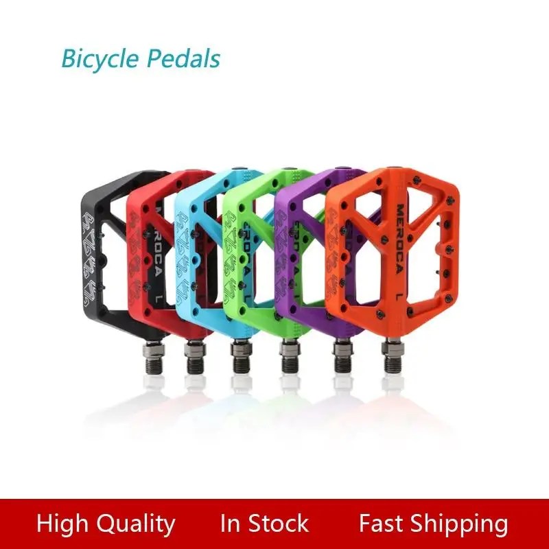 

Mountain Bike Pedal Nylon Fiber 9/16 Inch Widened Non-slip New 2022 Bike Platform mtb pedals bicycle Accessories Drop shipping