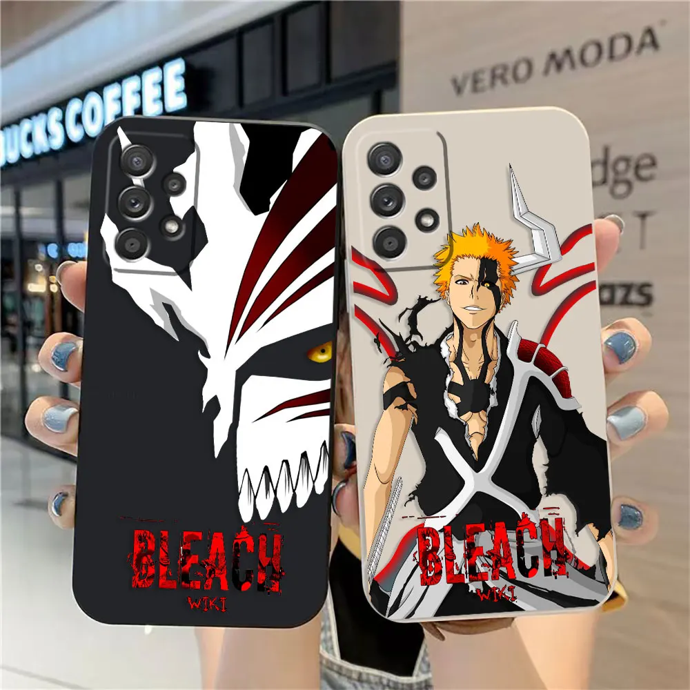 

Phone Case For Samsung Galaxy A91 A73 A72 A71 A53 A51 A42 A33 A32 A23 A22 A12 A22S 4G 5G Case Fundas Shell Lchigo Bleach Anime