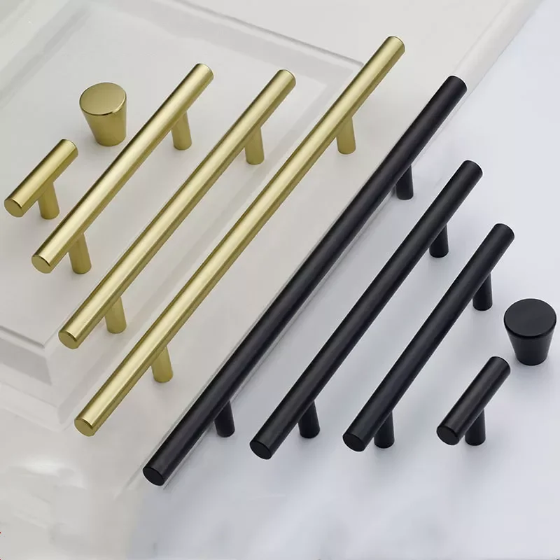 

Furniture Handle Aluminum Kitchen Handle Drawer Knobs Cabinet Pulls Black Cupboard Handles Cabinet Knobs and Handles