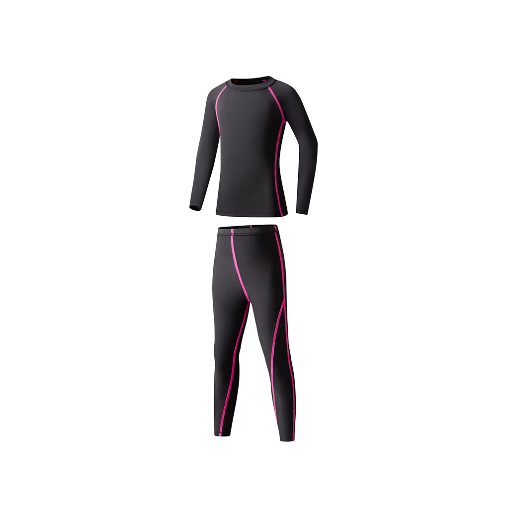 

Winter Layer Long-sleeve Thermal Underwear Boy Warm O-Neck Autumn Men’s Clothes Fitness Long Johns Bike Green thin