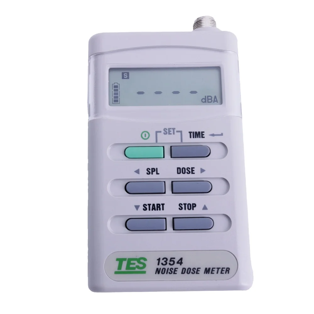 

TES-1354 Profession Noise Dose Meter Dosimeter Exposure Time Sound Level Meter 70-140dB
