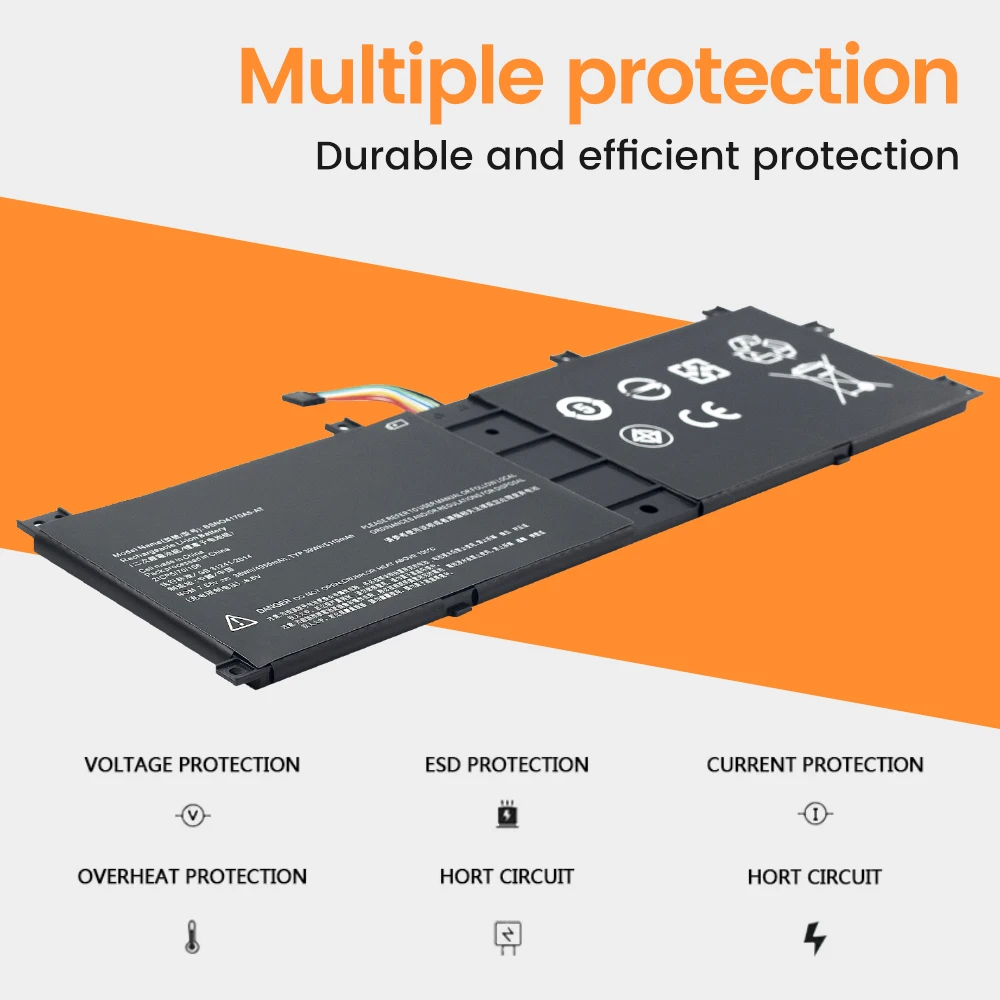 Фотоаккумулятор для ноутбука Lenovo Miix 520 510 510-12IKB 510-12ISK 520-12IKB 525-12IKB BSNO4170A5-AT 7 68 V 39Wh