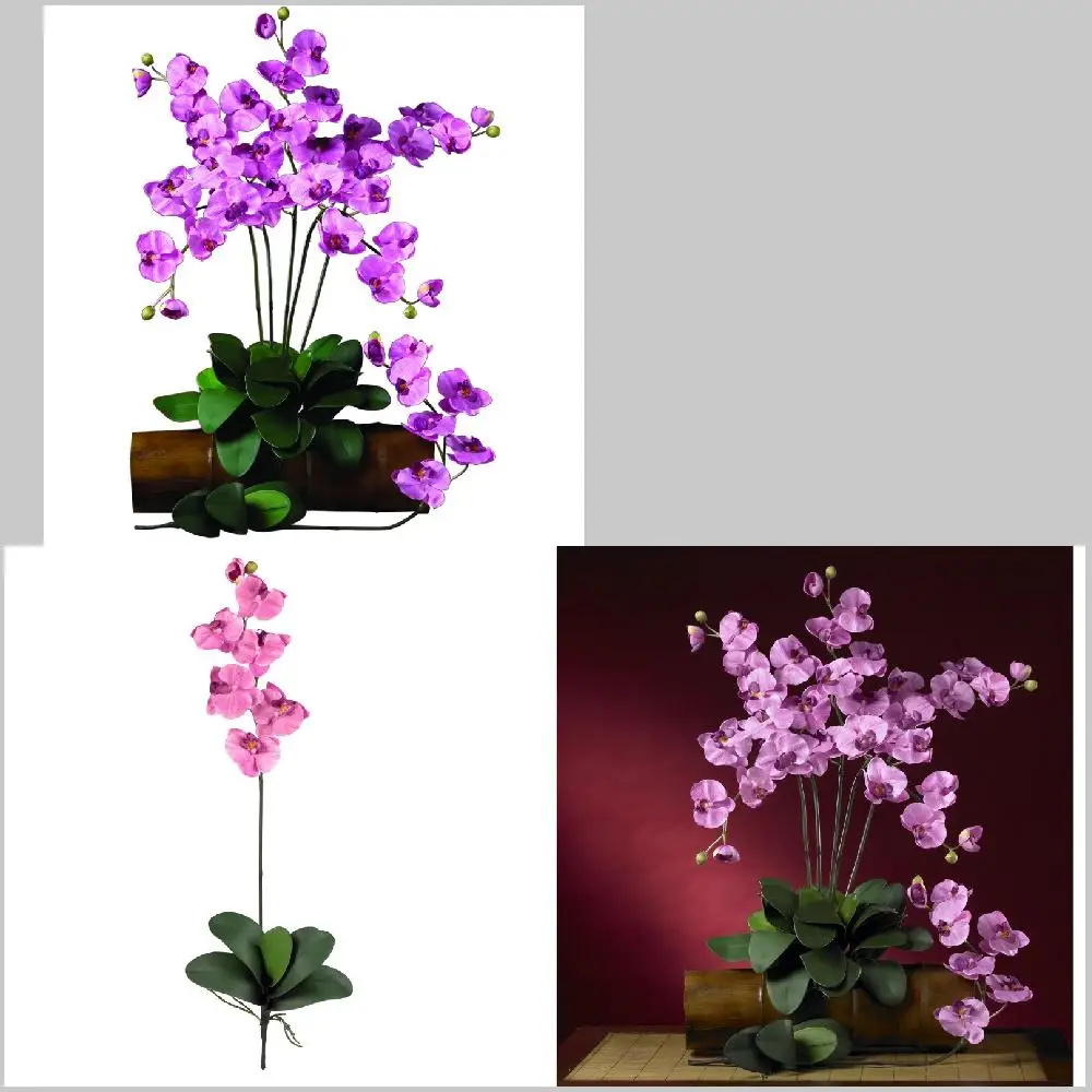 

Charming Artificial Flower Set of 6, Vibrant Purple Stems for Lasting Decorations and Display.