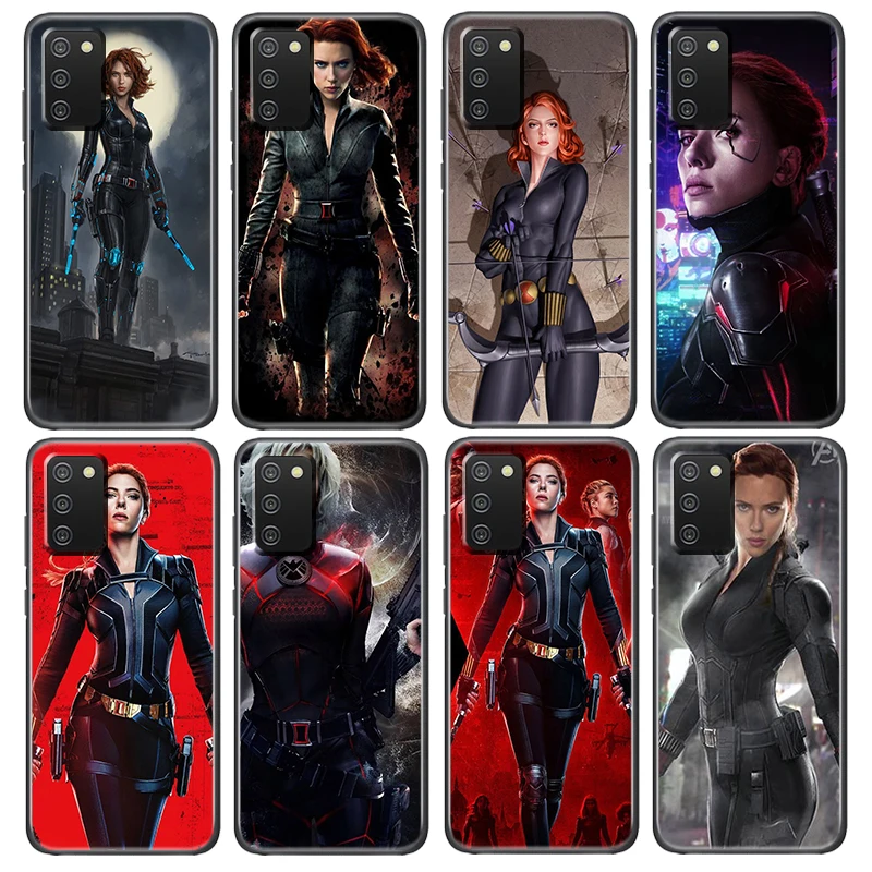 

Avengers The Black Widow Case For Samsung Galaxy A52S A72 A71 A52 A51 A12 A32 A21S A73 A13 A53 4G 5G Soft Black Phone Cover