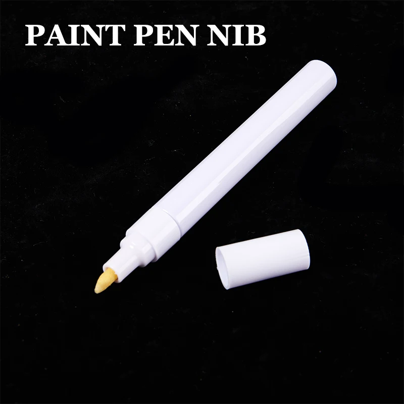 1PC Empty Refillable Pen Blank 3-6Mm Double Head Reversible Nib Paint Pen Fine Nib Marker Aluminum Pipe Paint Pen Accessories