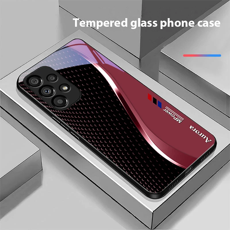 Креативный чехол из закаленного стекла для Samsung Galaxy S 8 9 10 20 Plus 21 FE 22 23 24 Ultra S7 Edge (art.: 3920ca00ceb59) - 3920ca00ceb59