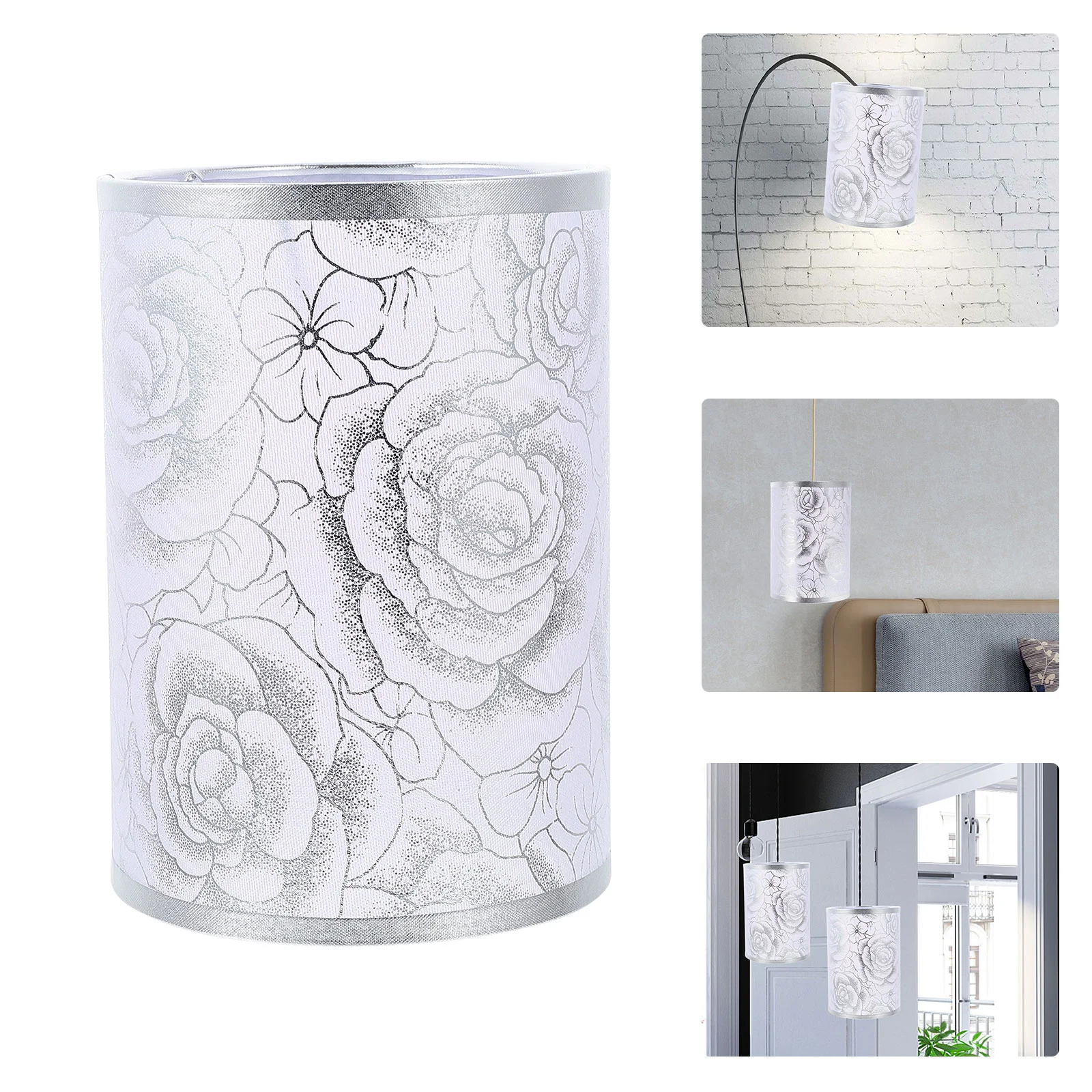 

Decorative Cloth Art Iron Rack Table Lamp Shade Light Cover Home Lampshade