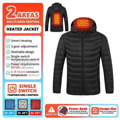 Куртка с электроподогревом 21 area, зимняя мужская и женская мотоциклетная куртка, куртка с USB подогревом, жилет с подогревом, мотоциклетное теплое пальто, одежда