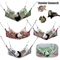 breathable summer hamster squirrel hanging hammock swing for sugar glider multi color hamster ferret small pet accessories