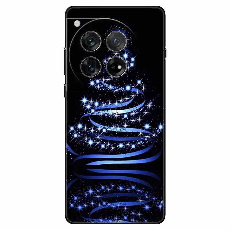 Рождественские чехлы для телефонов OnePlus 12 защитный чехол-бампер силиконовый