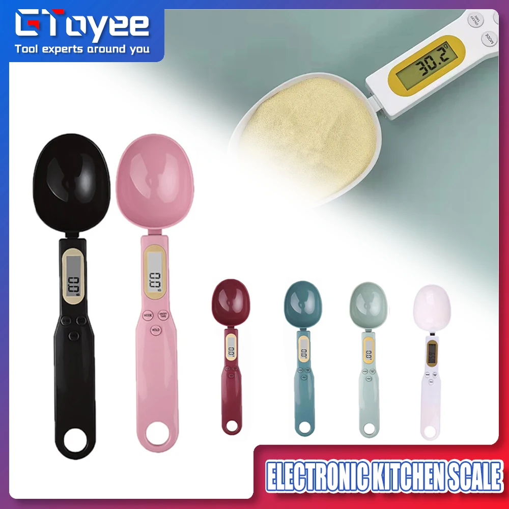 

Mini Electronic Kitchen Scale 500g 0.1g LCD Digital Weight Measuring Food Flour Digital Spoon Scale Kitchen Tool for Milk Coffee