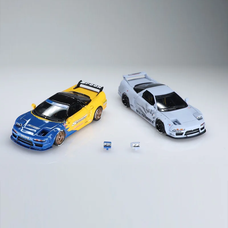

YM 1:64 модель автомобиля NSX LB Смола литой автомобиль ложка и боевое серое покрытие дисплей коллекция LTD 499 шт.