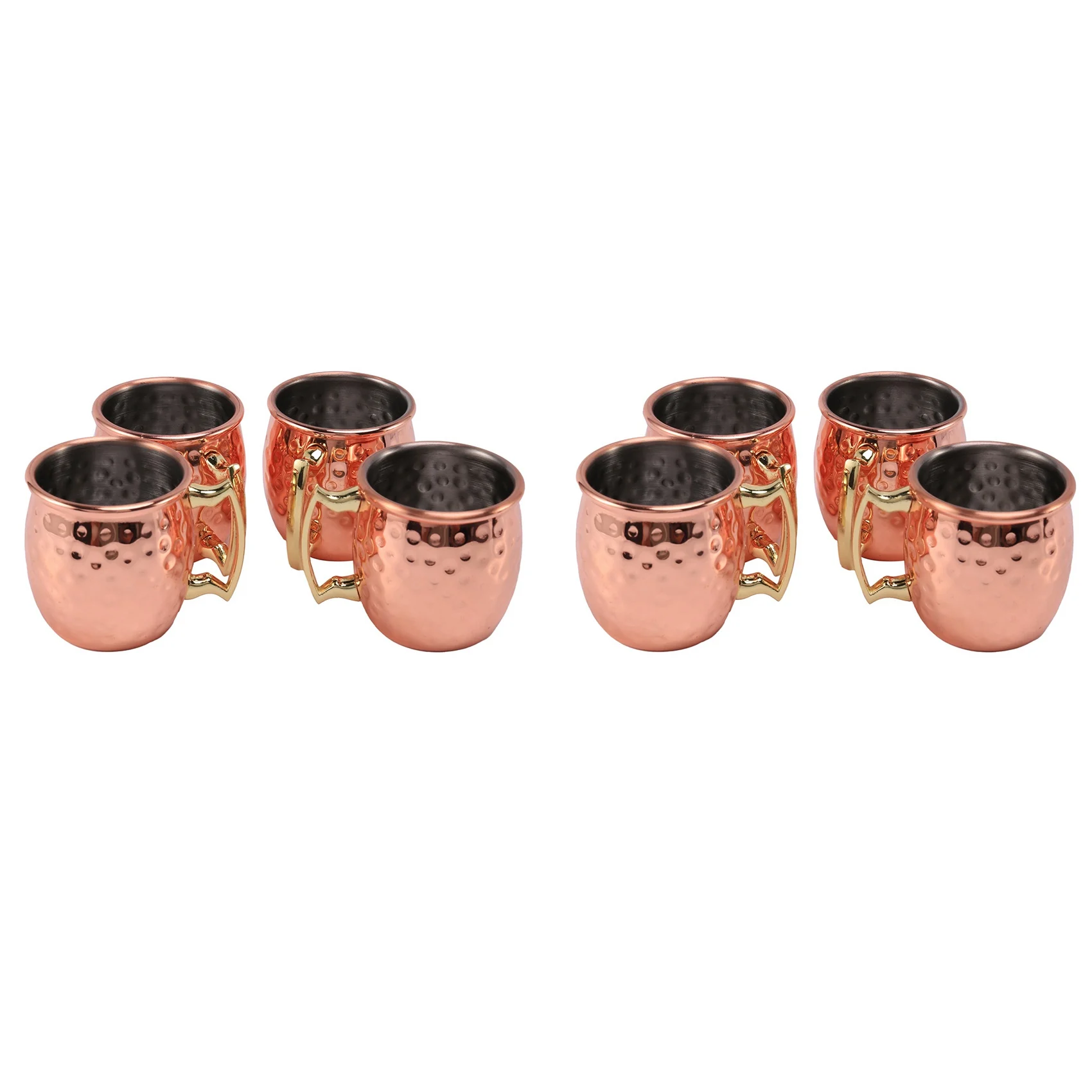 

Mini 2-Ounce Stainless Steel Mug Espresso Mini Mugs Copper Plated Mugs 8