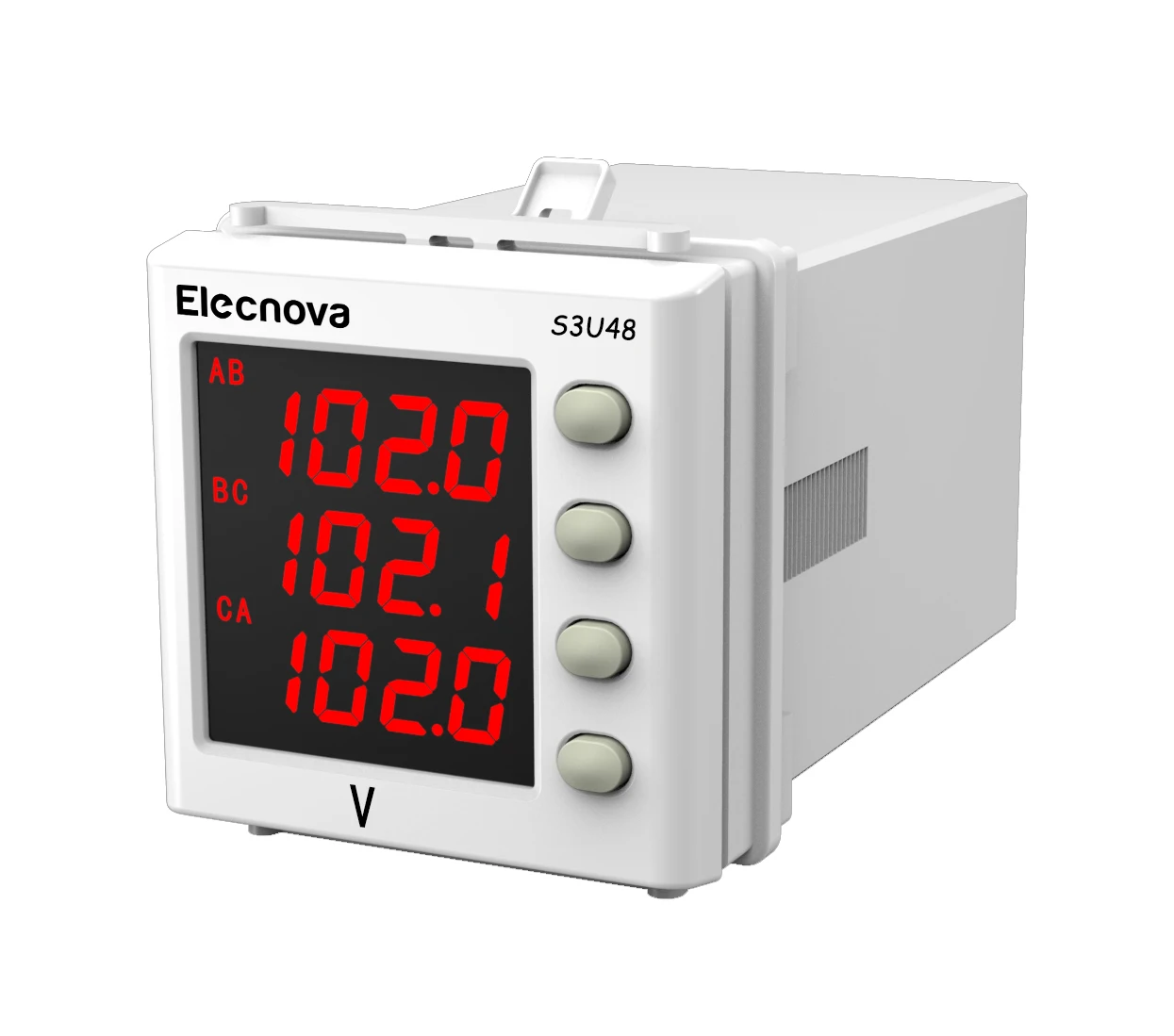 

S3U48 panel mounted 3 phase RS485 interface digital voltmeter