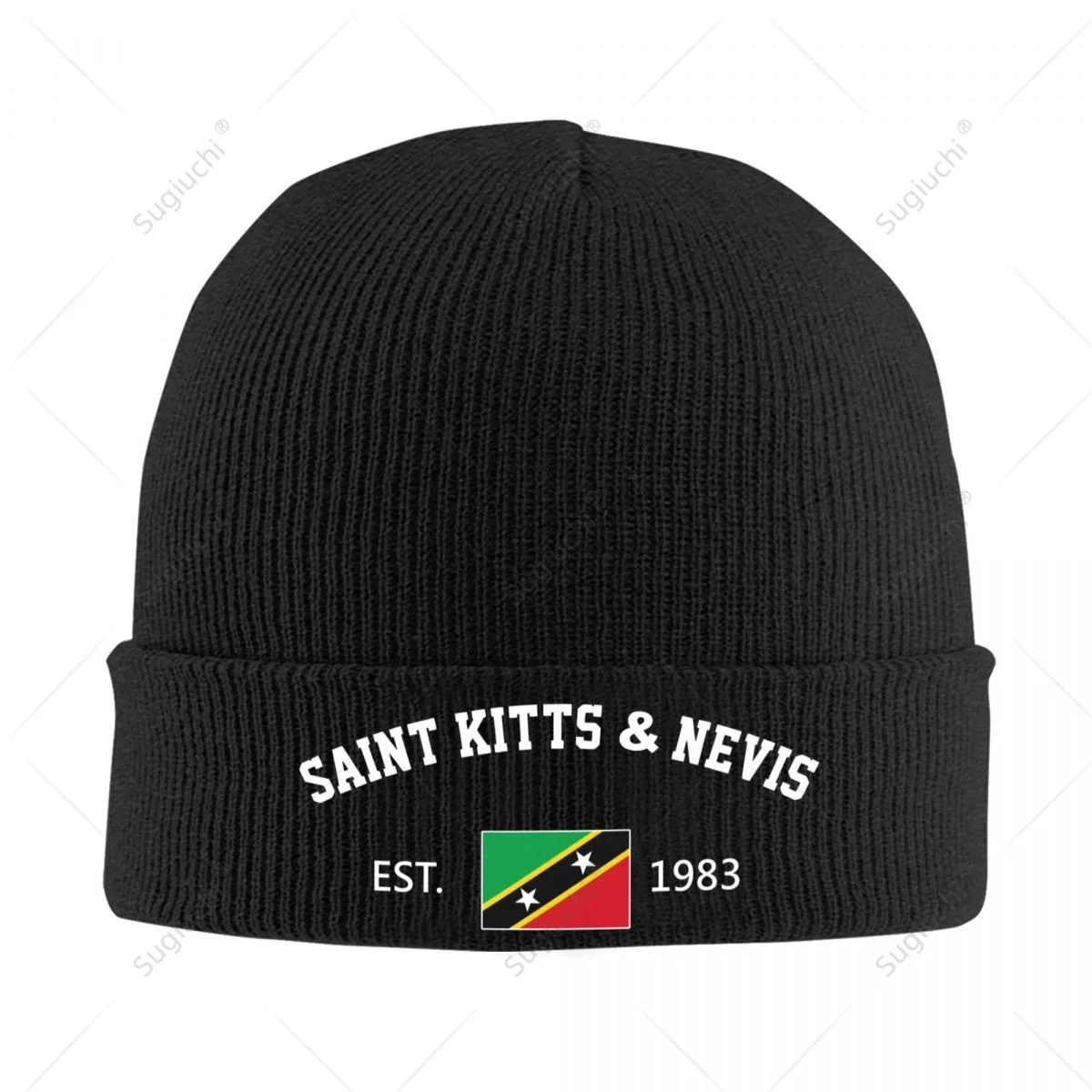 Вязаная шапка унисекс Saint Kitts And Nevis EST.1983 День независимости для мужчин женщин и