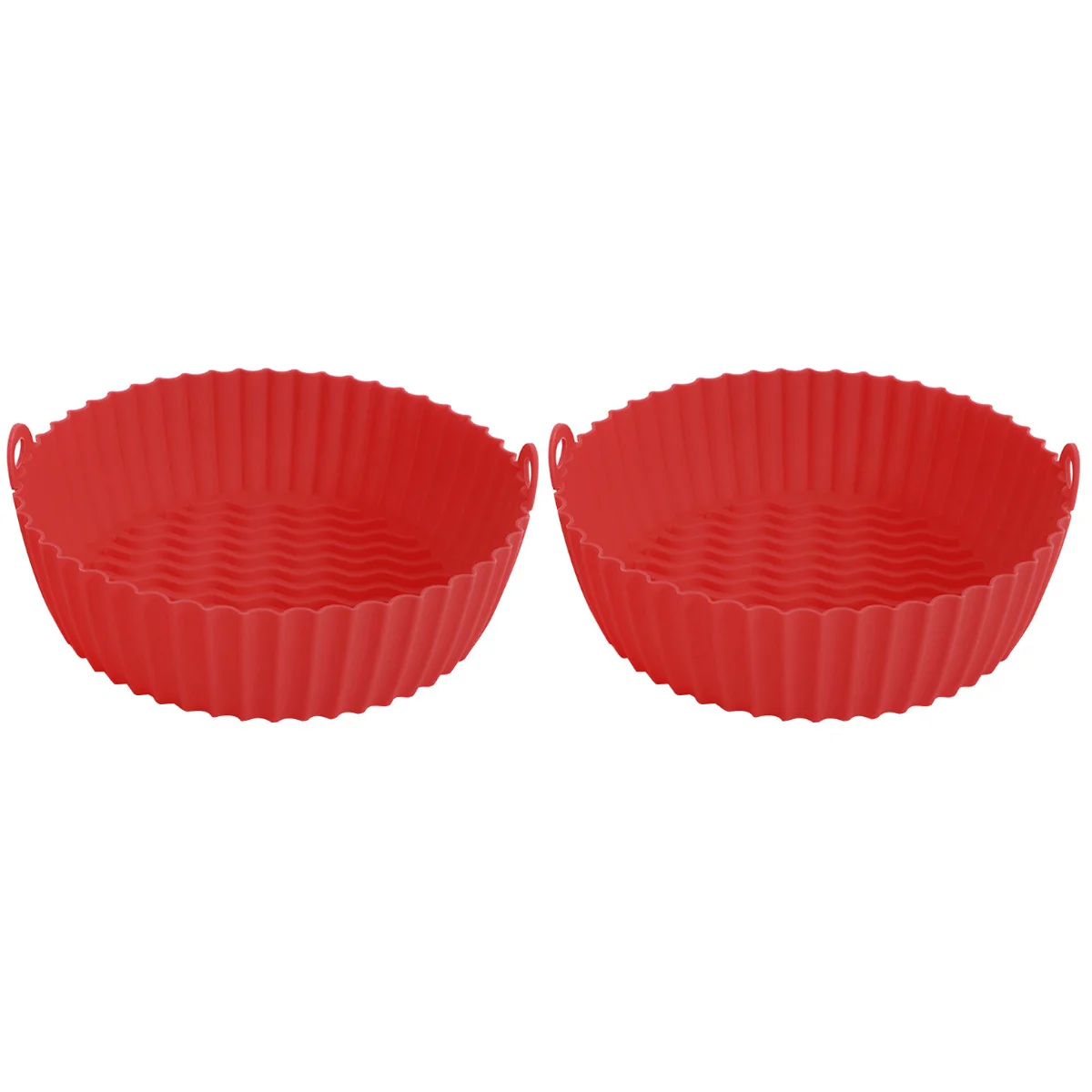 

Air Fryer Pan Oven Mat Silicone Pot Baking Basket Replacement Liner Liners Household Accessories Barbecuesafe Fryers Tray Round