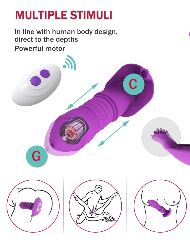 Анальная пробка Вибратор массажер простаты Взрослые Эротические Секс-игрушки