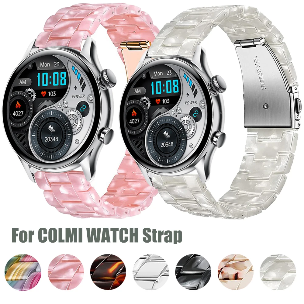 

Replace Strap For COLMI P8 Plus Pro P9 P12 V23 V31 Land 2S Smartwatch Wristband 20mm Resin Band Bracelet Watchband Accessories