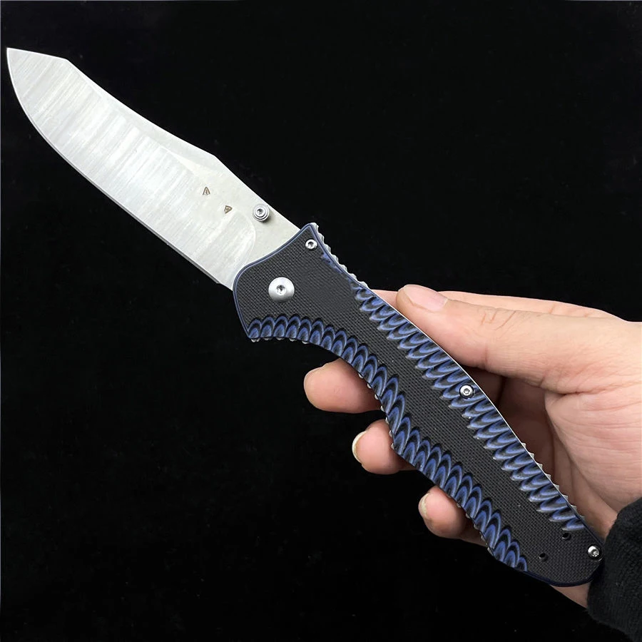 

New BM 810 Tactical Folding Knife G10 Handle D2 Blade Camping Hunting Survival Security Pocket Knives EDC Tool