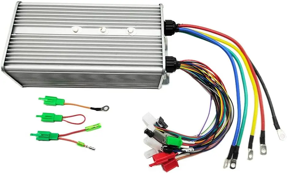 

Бесщеточный контроллер 48 в 60 в 72 в 84 в 3000 Вт максимальный ток а алюминиевый сплав регулятор бесщеточного электродвигателя для электровелосипеда