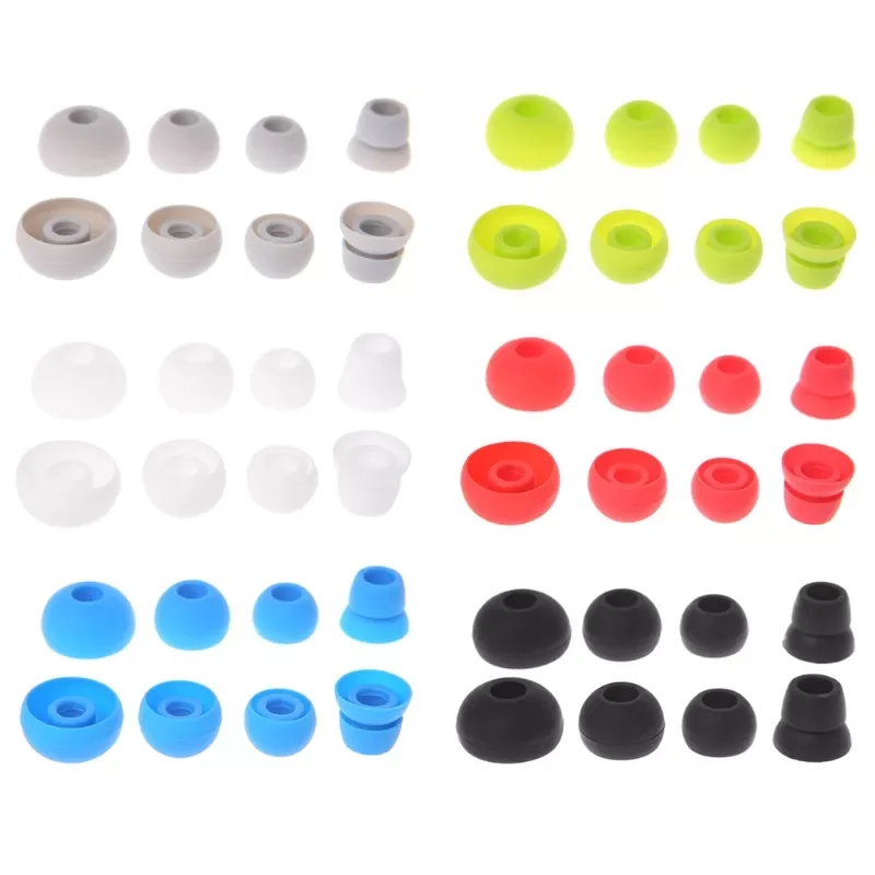 

4 Pairs Silicone Earbud Tips Replace For Beats Powerbeats 2/3 Wireless Headphone