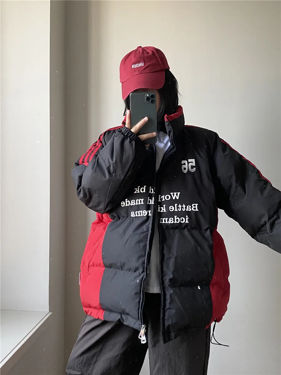 Rcmnss Американская винтажная национальная модная пара Куртка на хлопковой