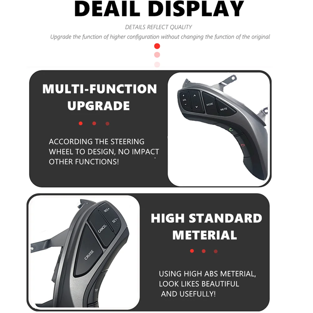 Кнопки на руле для Hyundai Elantra I30 2012 2013 2014 2015 регулятор громкости телефон