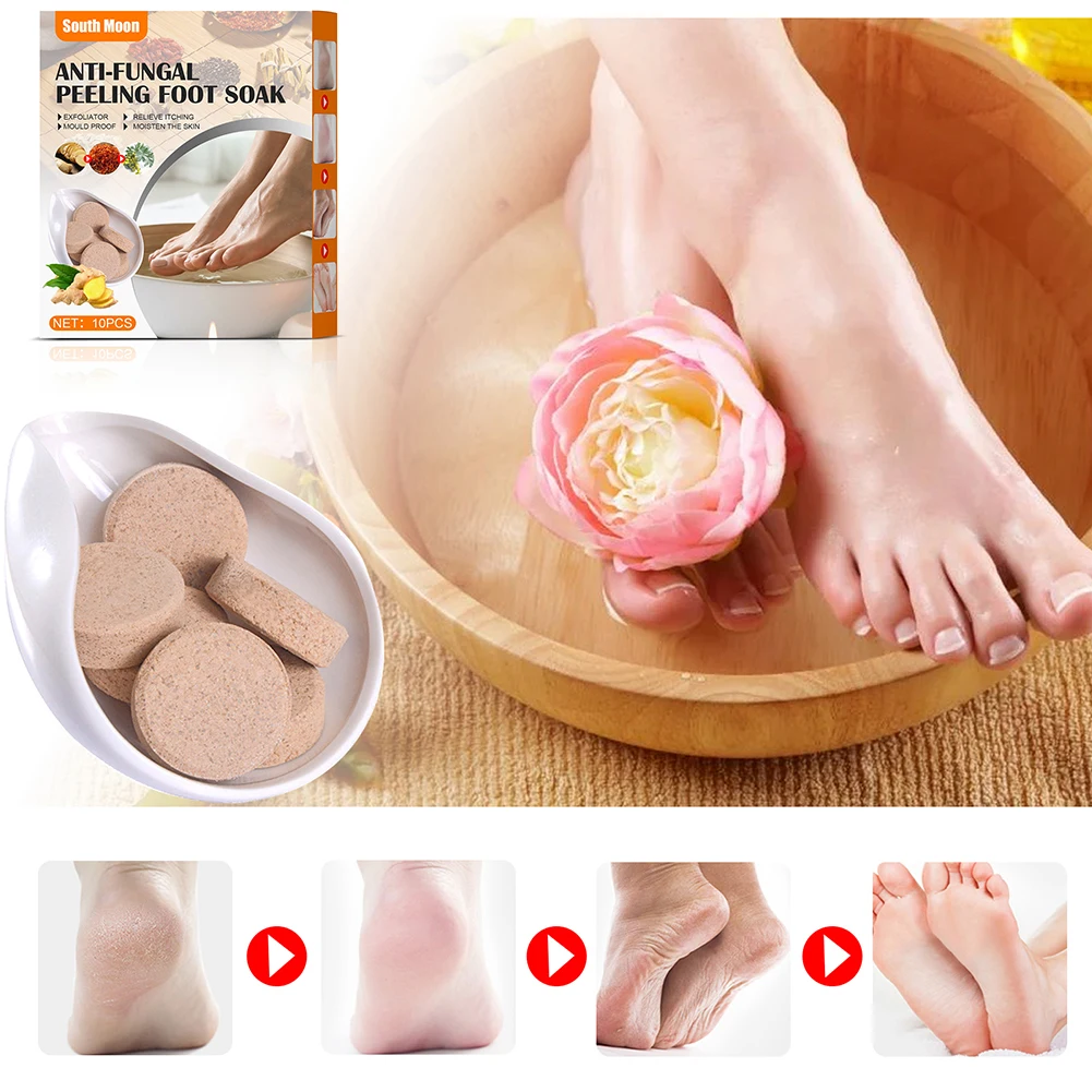 10 шт. шипучие таблетки для спа-терапии ног |