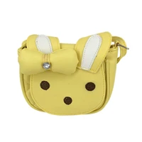 baby cartoon bear printing shoulder bags women bag new children pu leather mini crossbody bag girls messenger bag
