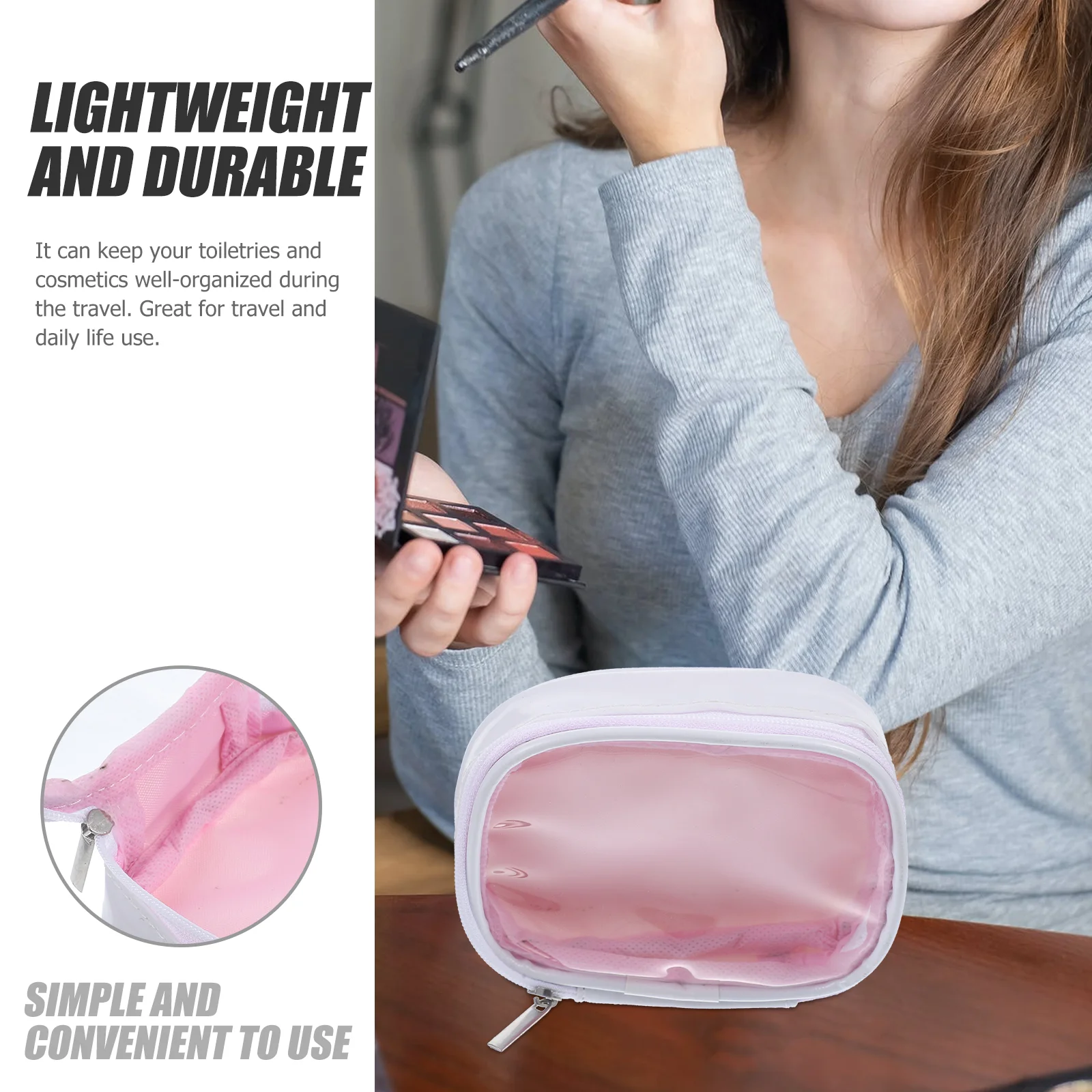 Прозрачная сумка для туалетных принадлежностей прозрачные сумки путешествий