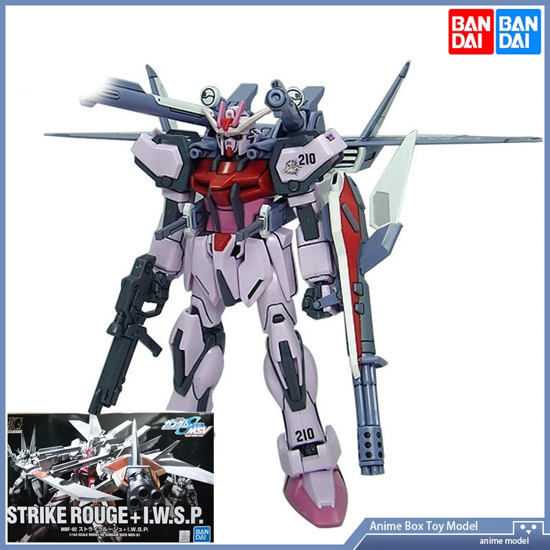 

[В наличии] Bandai 1/144 мг Strike RG Gundam HD Kit Аниме фигурки Strike Rouge IWSP