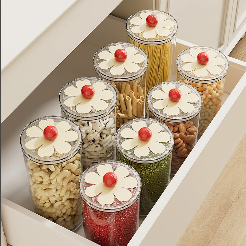 Водонепроницаемый Пластиковый Контейнер Для Хранения Продуктов Прочный Сухих