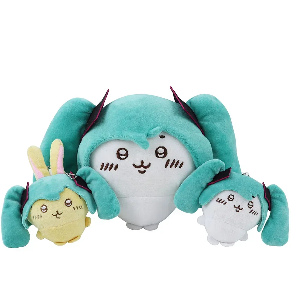 Cartoon Fit Hatsune Plush Doll Chiikawa Kawaii Toy USAgi Co-branded Doll Plush Toy Cute Bag Pendant Girls Holiday Gift