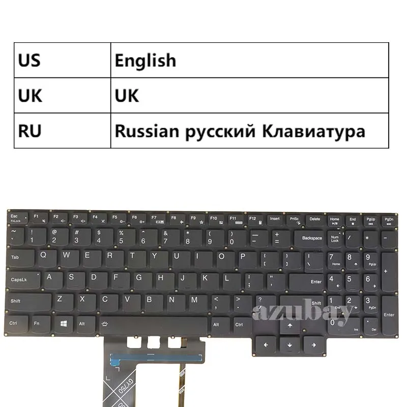 Клавиатура для ноутбука Lenovo Legion 5-15ARH05 5-15ARH05H 5-15IMH05 5-15IMH05H 5P-15ARH05H 5P-15IMH05 5P-15IMH05H