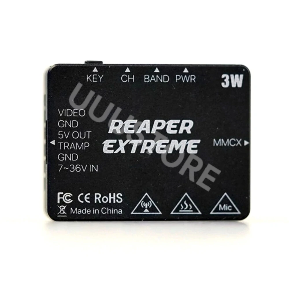 Foxeer 5 8G Reaper Extreme 3W 72CH 25mW 200mW 500mW 1 W Регулируемый VTX для дрона дальнего действия FPV