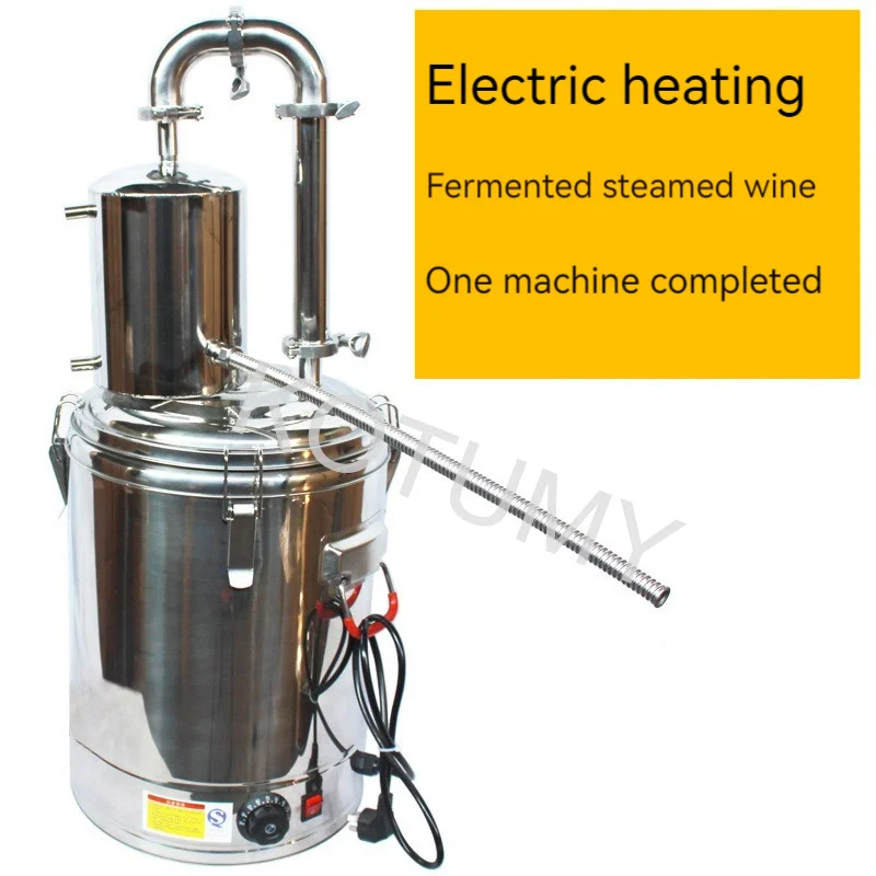 30L/40L/50L/60L Distiller Stainless Steel Bar Household Equipment Wine Limbeck Distilled Water Baijiu Vodka Maker Brew Whisky