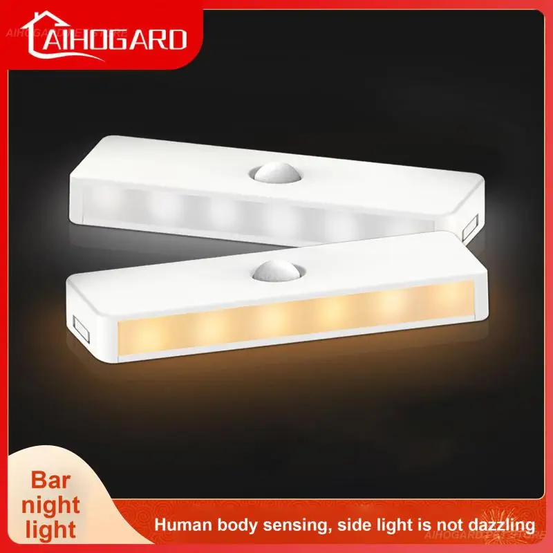 

Ultra Thin Cabinet Wardrobe Lamp Staircase Backlight Aisle Ligh 6 Led Led Cabinet Light Night Light Wireless Motion Sensor