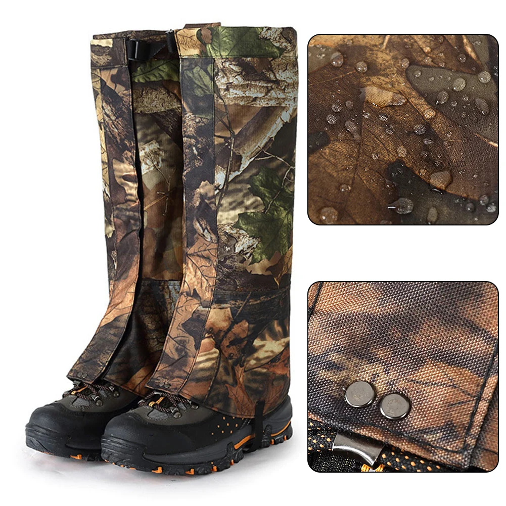 

Camouflage Hiking Boots Cover Waterproof Gaiters Cover Protect Shoes from Rain Snow and Dirt Ideal for Outdoor Sports
