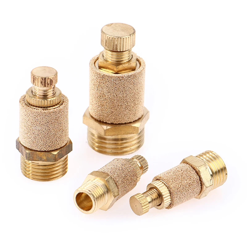 Пневматический латунный для глушителя выхлопного звука BSL M5 1/8 &quot1/4" 3/8 &quot1/2"
