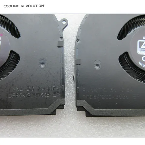 New Original Laptop CPU Cooling Fan For Razer Blade 14 2021 RZ09-0370 Ryzen 9 5900HX RTX3070/3080 GPU FNNK FNNL DFS5K121144645