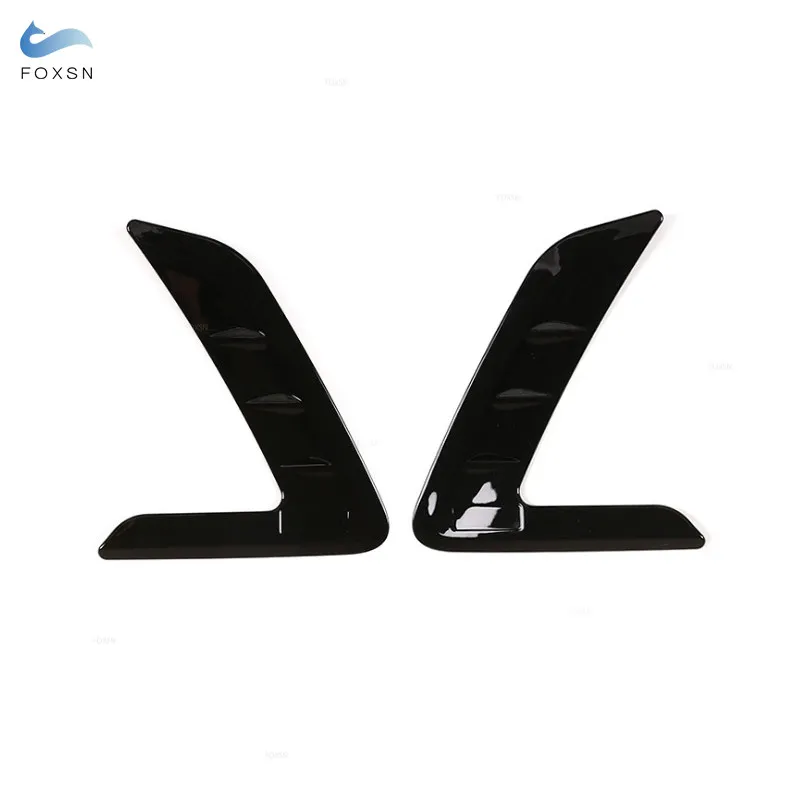 

Для BMW 3 серии G20 2020 2021, внешнее боковое крыло автомобиля, воздушный поток, крыло, решетка, впускное отверстие, глянцевая черная защитная накладка