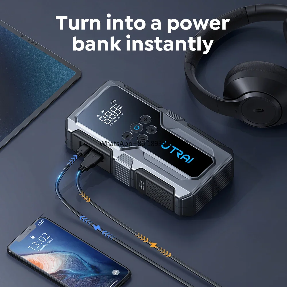 Автомобильный стартер Power Bank 1500A