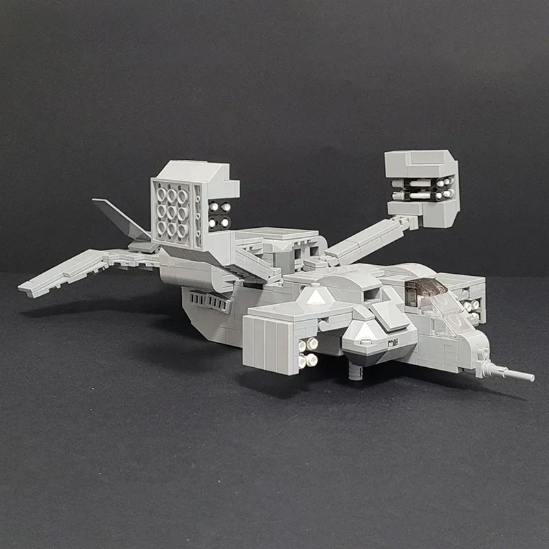 Модель военного самолета Moc строительные кирпичи пришельцы Прямая поставка и