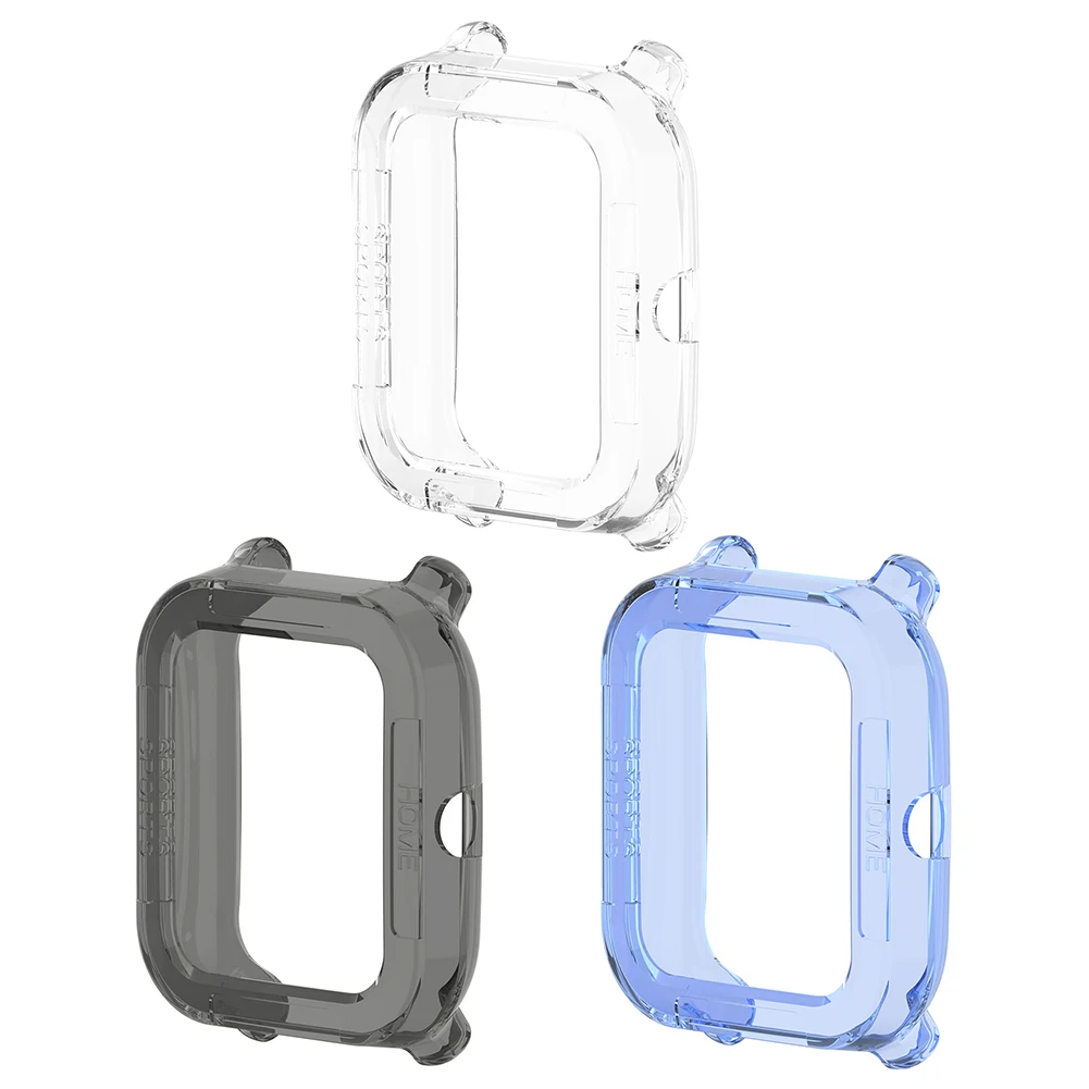 

Transparent Watch Protective Cover Case Watch Bumper Protector Smartwatch Accessories for Amazfit GTS 2 Mini