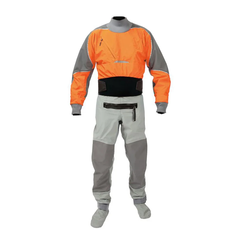 Мужской трехслойный водонепроницаемый дышащий боди для каяка с латексными